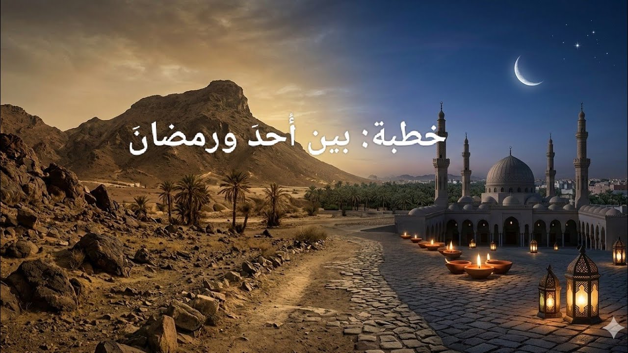 خطبة: بين أُحدَ ورمضانَ