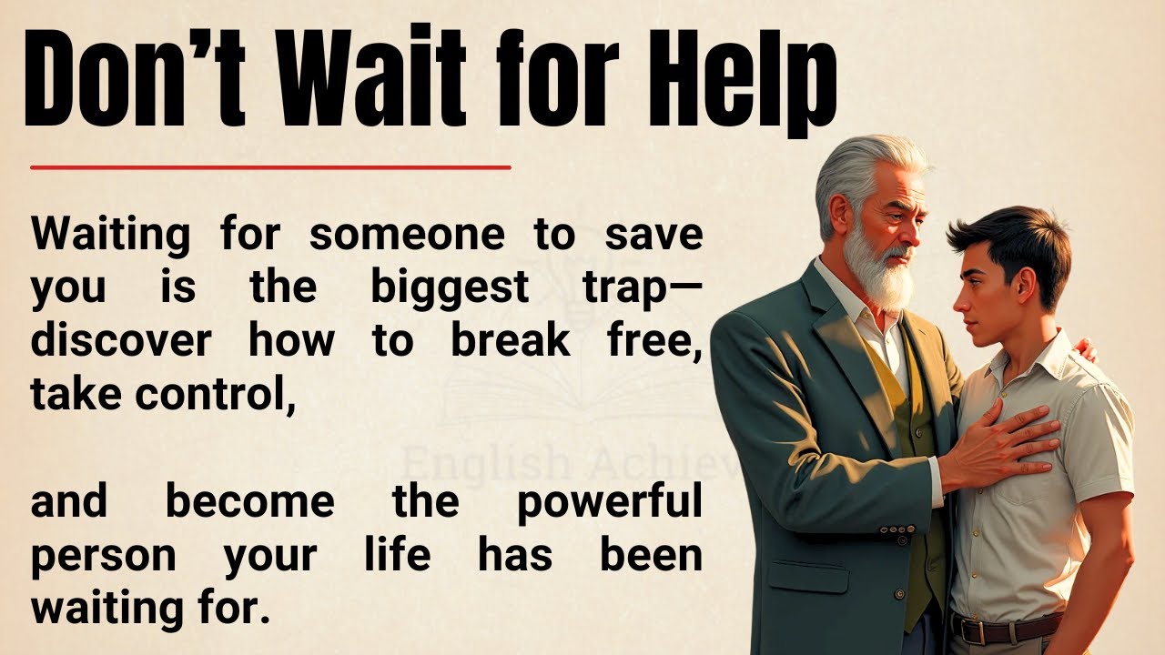 Stop Waiting for Help: Take Control of Your Life 🔥|| Life-Changing Motivation || Graded Reader ✅