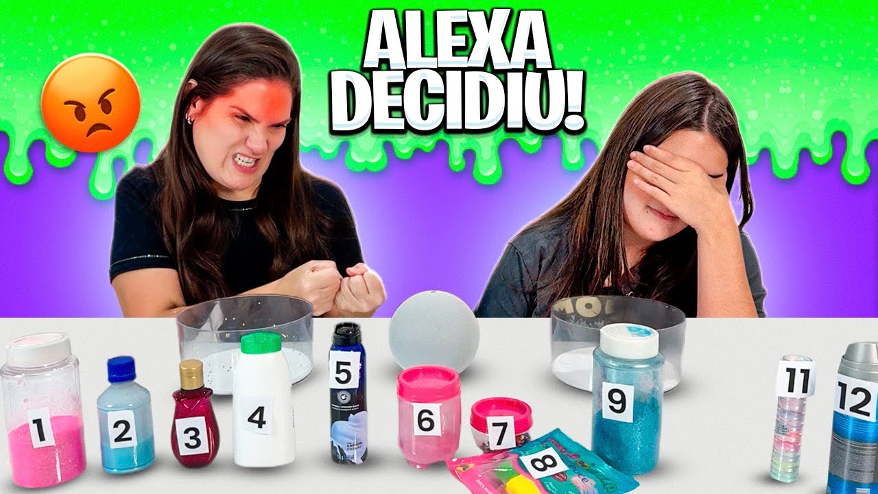 ALEXA NÃO GOSTA DA MINHA MÃE * Ela decidiu a nossa SLIME!