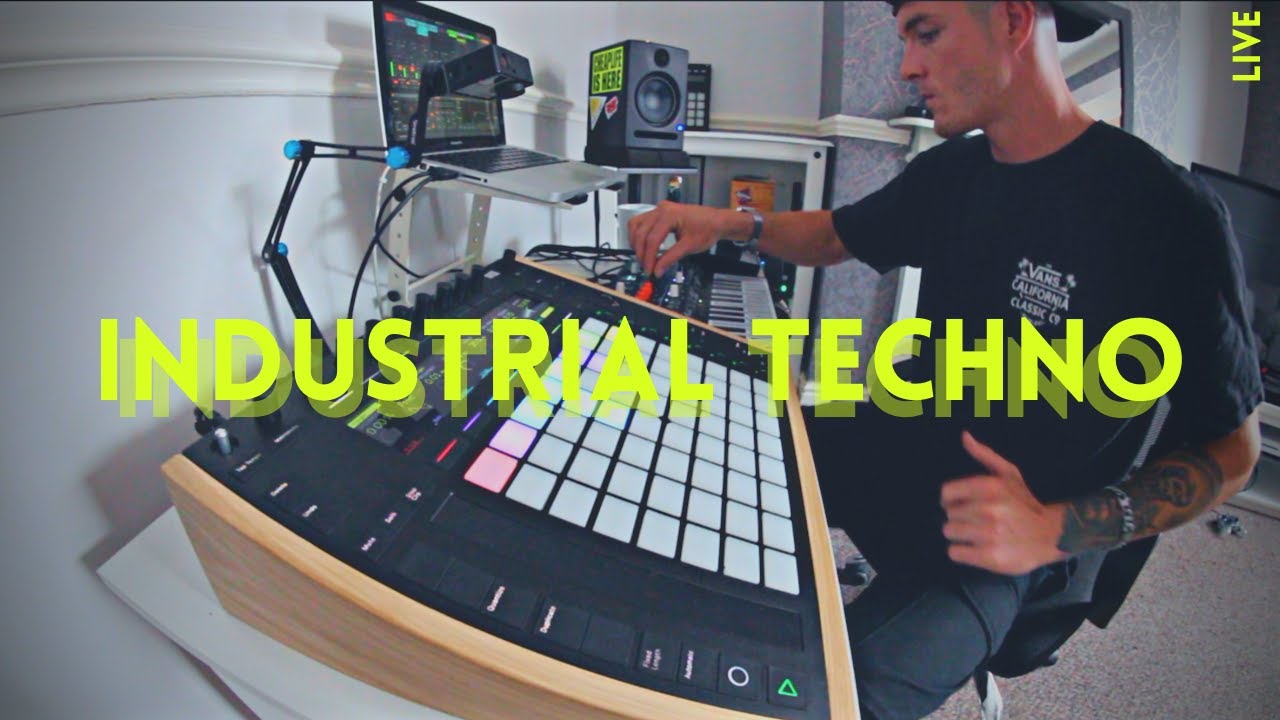 Industrial Techno Live | Ableton Push 2 | Jydee 💣