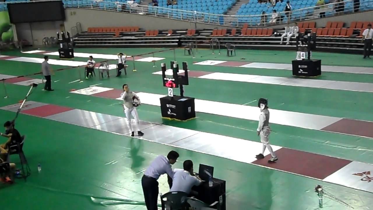 15.08.02 전희숙(서울시청) vs 이세주 - 2015국가대표선발전 펜싱 여자 플뢰레 패자 16강 2차.