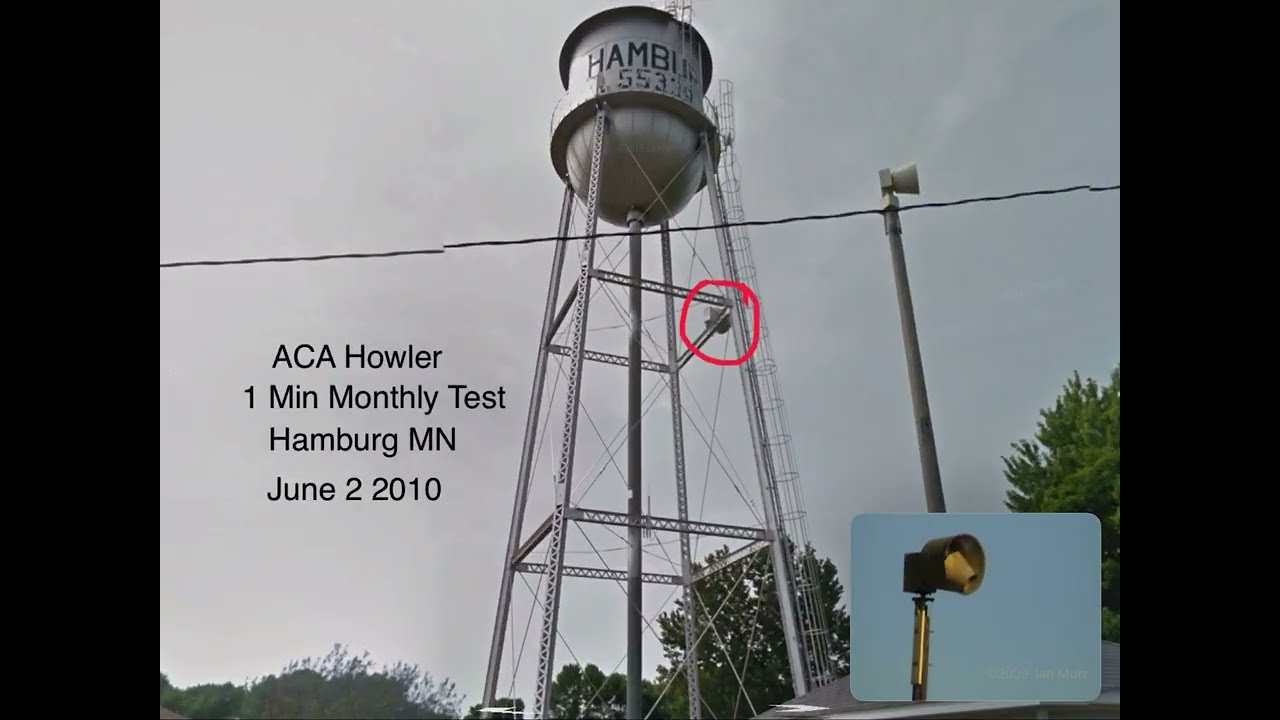 ACA Howler - Monthly Test - Hamburg MN - June 2 2010 - avi. (read description before watching)