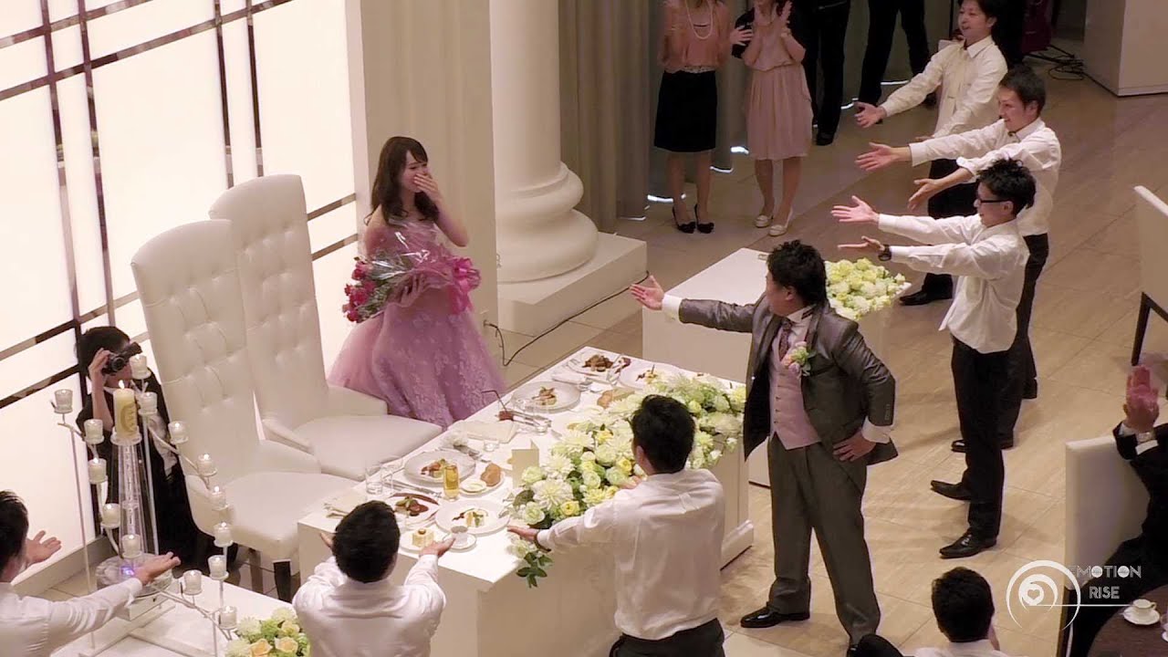 Flash mob Surprise wedding フラッシュモブ サプライズ 結婚式披露宴 Hollywood Ending 
