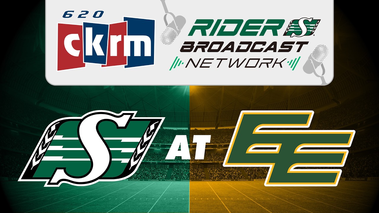 RIDER BROADCAST NETWORK: Edmonton Elks vs Saskatchewan Roughriders CFL Week 9