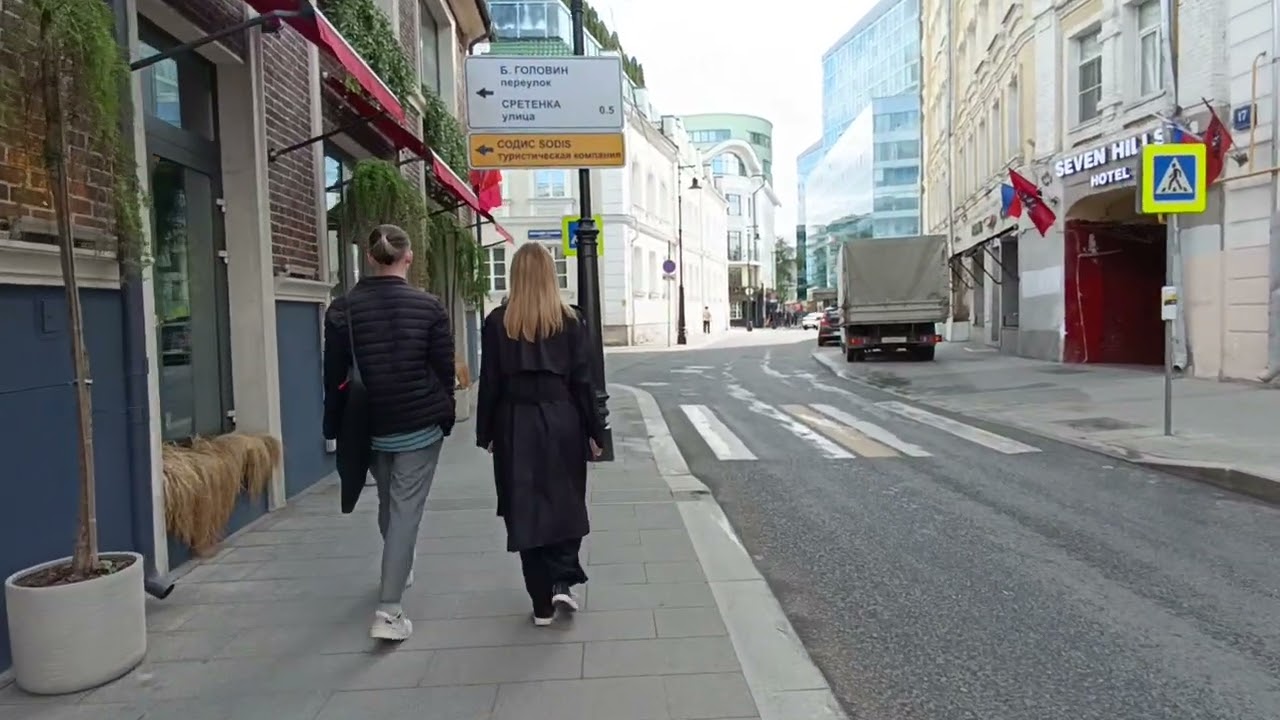 Москва. Трубная улица. Прогулка по Москве