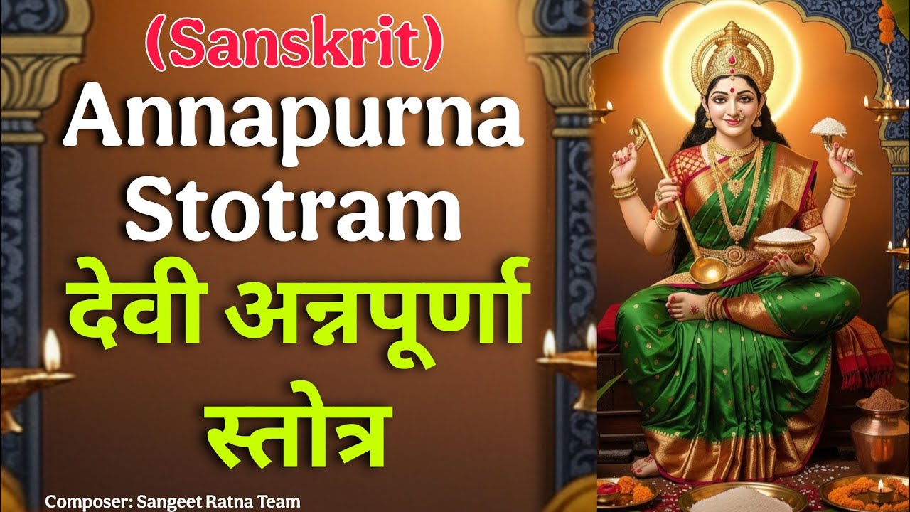 Annapurna Stotram | Annapurna Devi | अन्नपूर्णा स्तोत्र | Devi Stotram