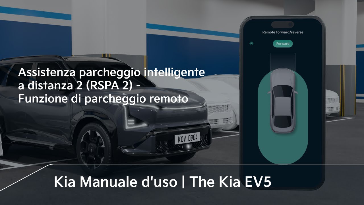Assistenza parcheggio intelligente a distanza 2 (RSPA 2)｜The Kia EV5
