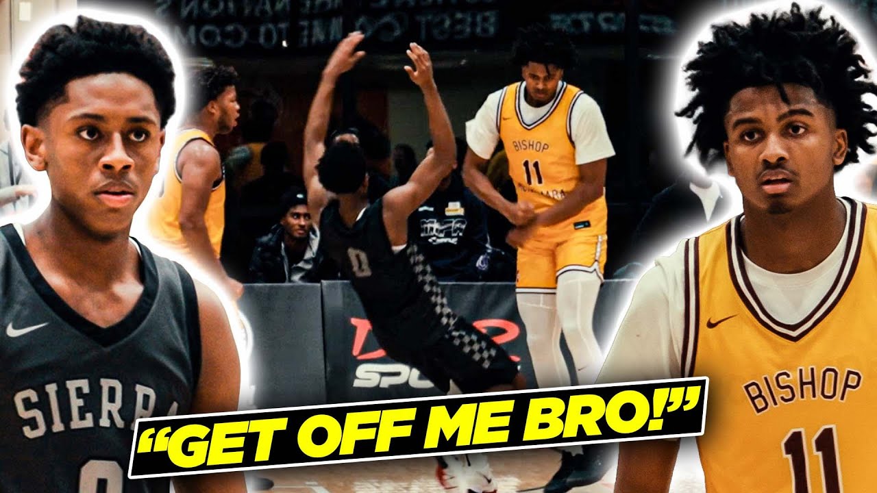 Qayden Samuels Wanted SMOKE w/ #1 Ranked Sierra Canyon! | Sierra Vs Bishop McNamara Gets NUTTY!