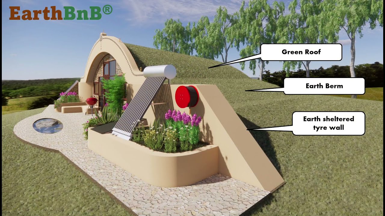 Tiny EarthBnB Earthship