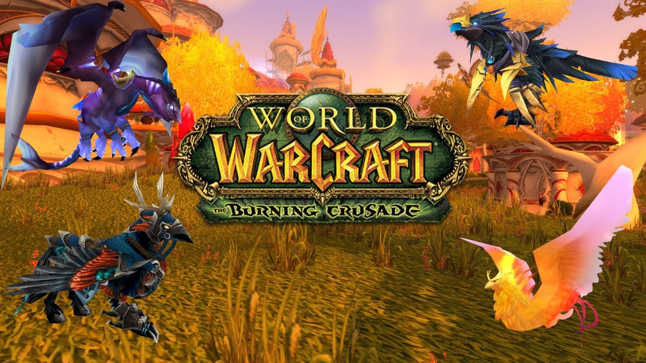 Руководство по ездовым животным Burning Crusade в рознице — как получить всех лёгких, подземельны...