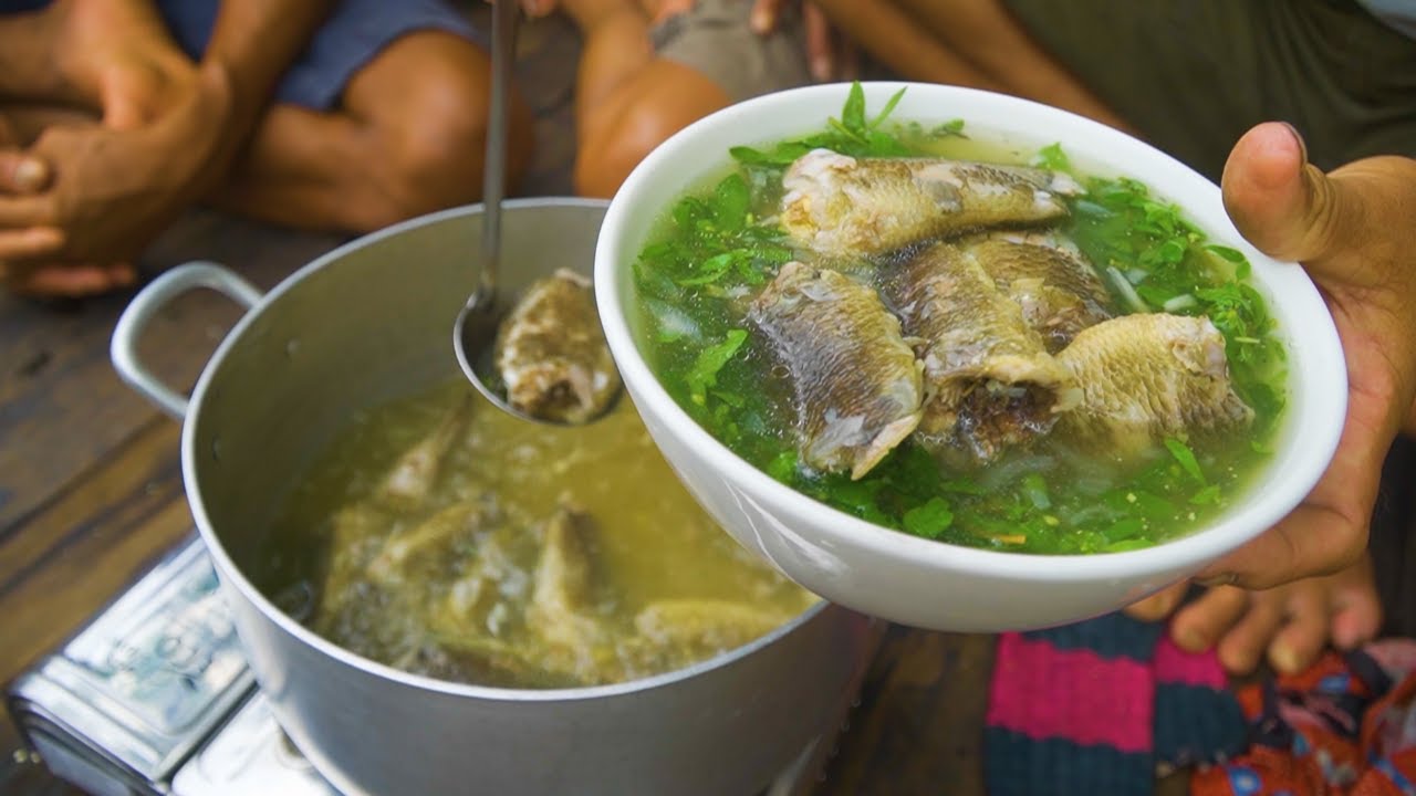Cá Rô Đồng Nấu Canh Rau Đắng Đất | Nét Quê #305