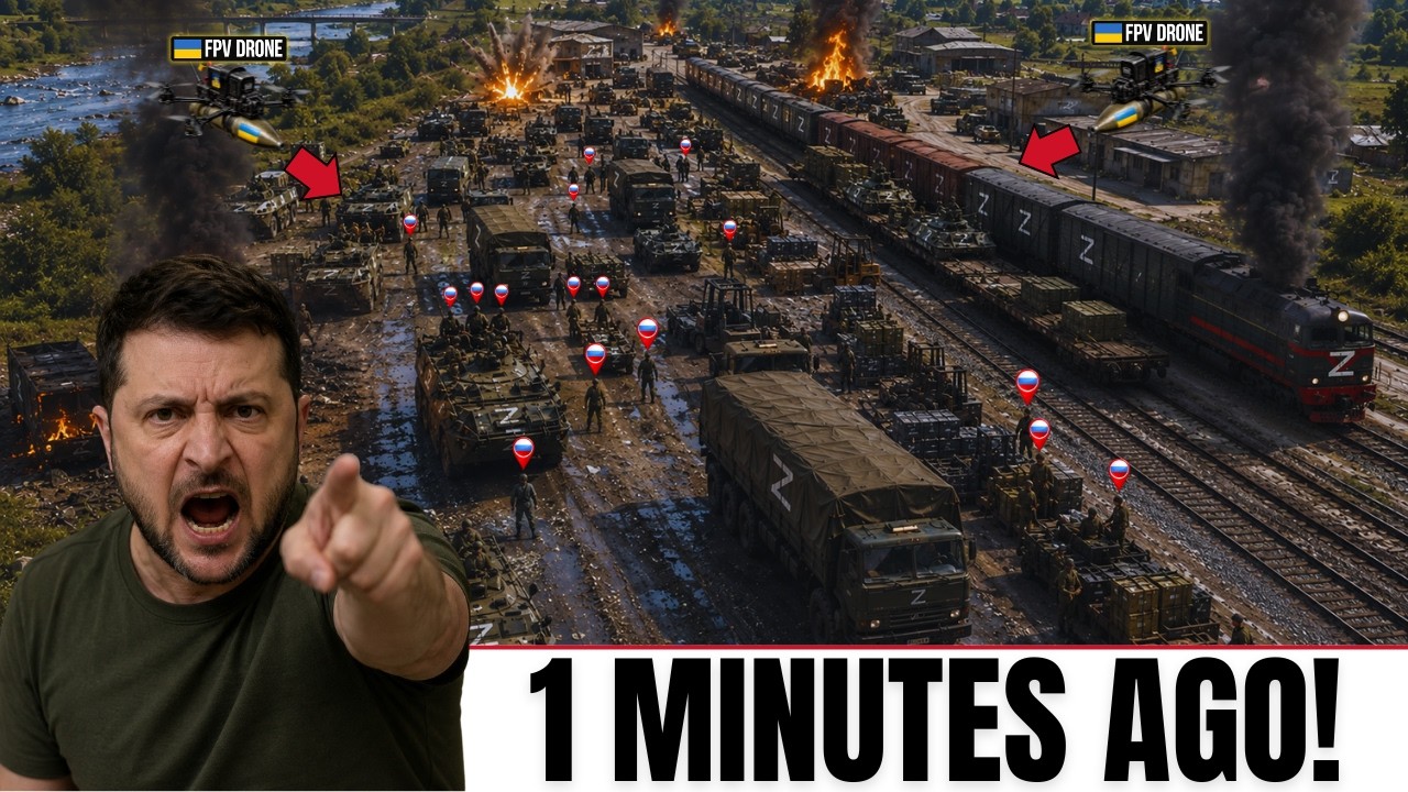 Ukrainian Drones Entered Russia's Logistics Hub - Minutes Later, PARALYZED!