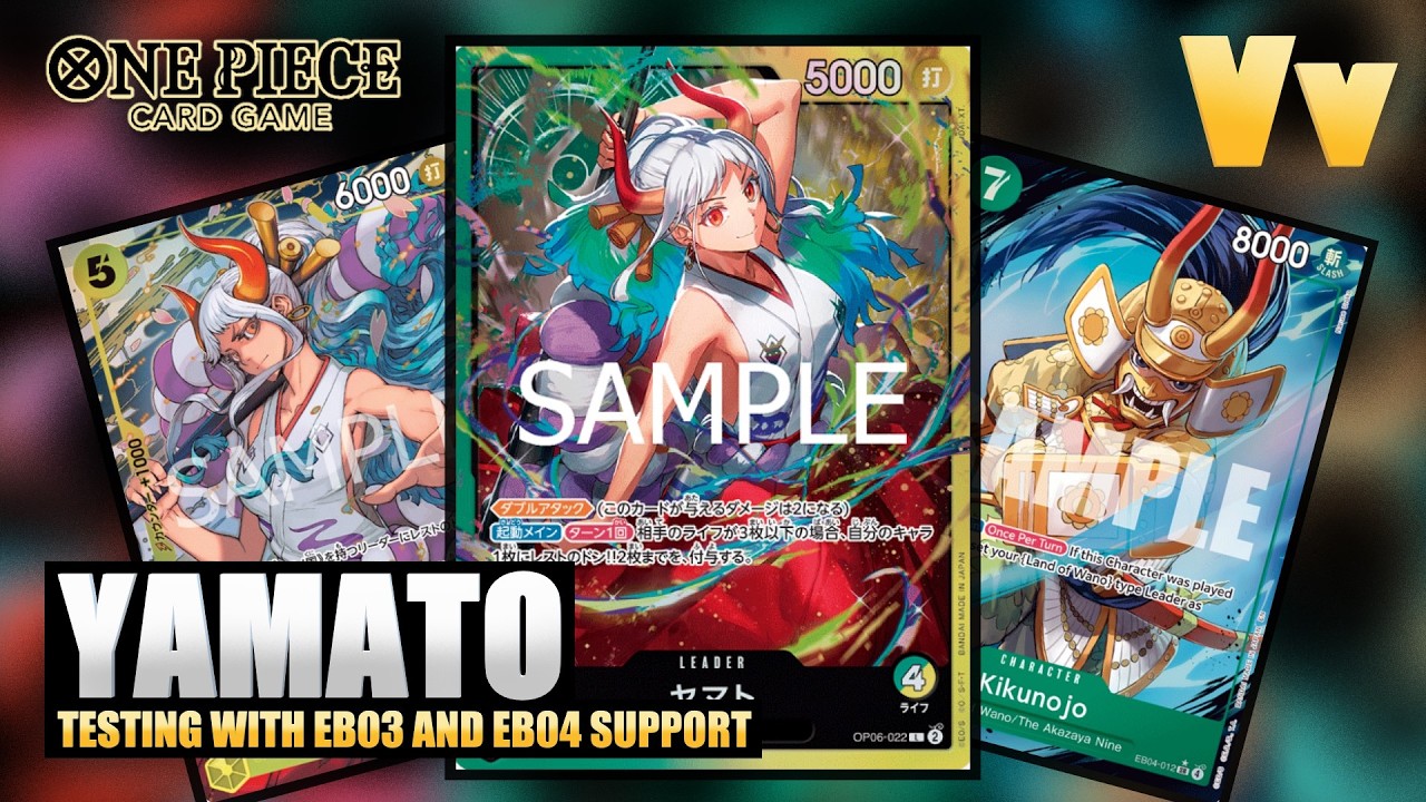 One Piece TCG: Тестирование новых карт поддержки EB-03 и EB-04 в GY Yamato (Land of Wano Aggro)