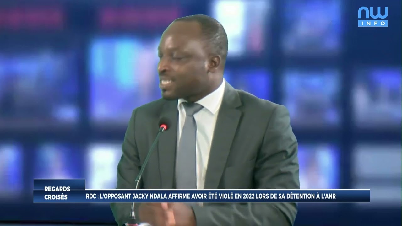 RDC : l'opposant Jacky Ndala affirme avoir été violé en 2022 lors de sa détention à l'ANR