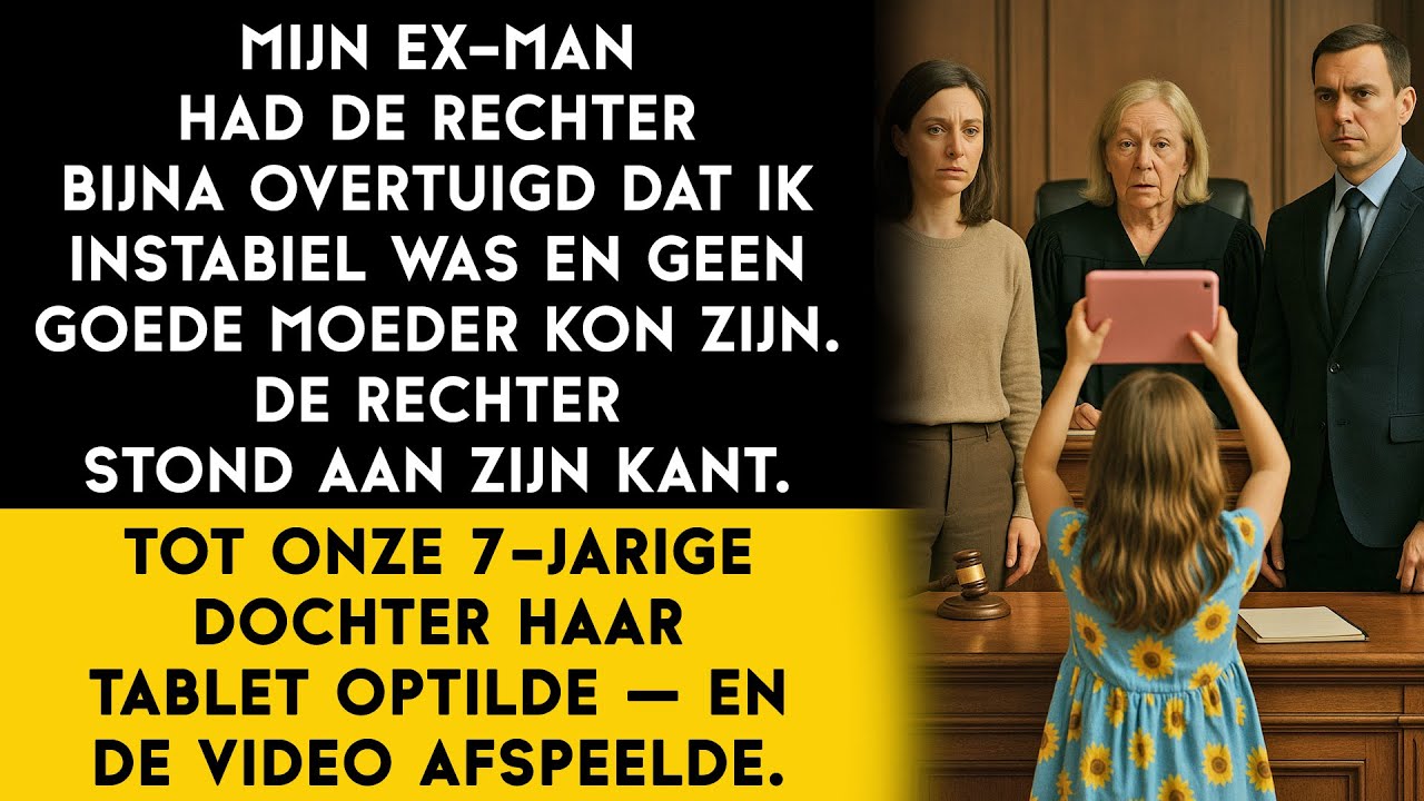 Mijn ex-man wilde onze dochter van me afnemen — tot zij ineens haar tablet aanzette