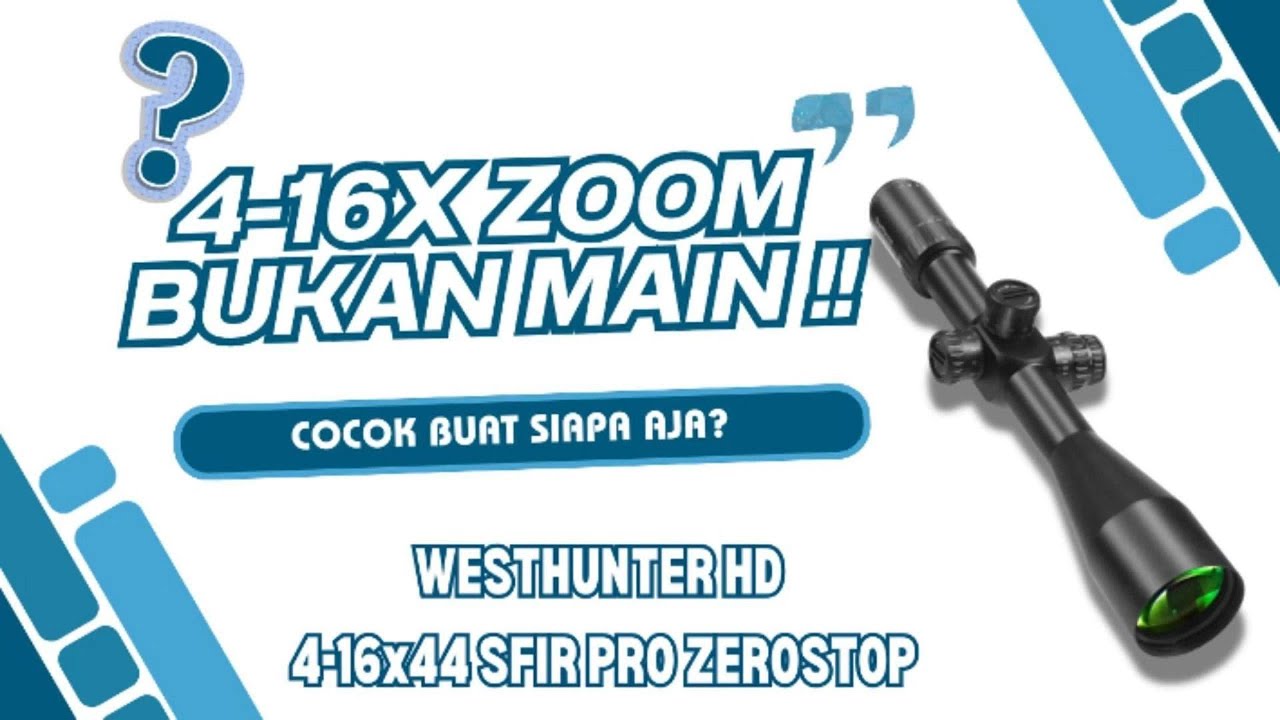 telescope Westhunter HD 4-16x44sfir zerostop terbaru yang lain mah lewat