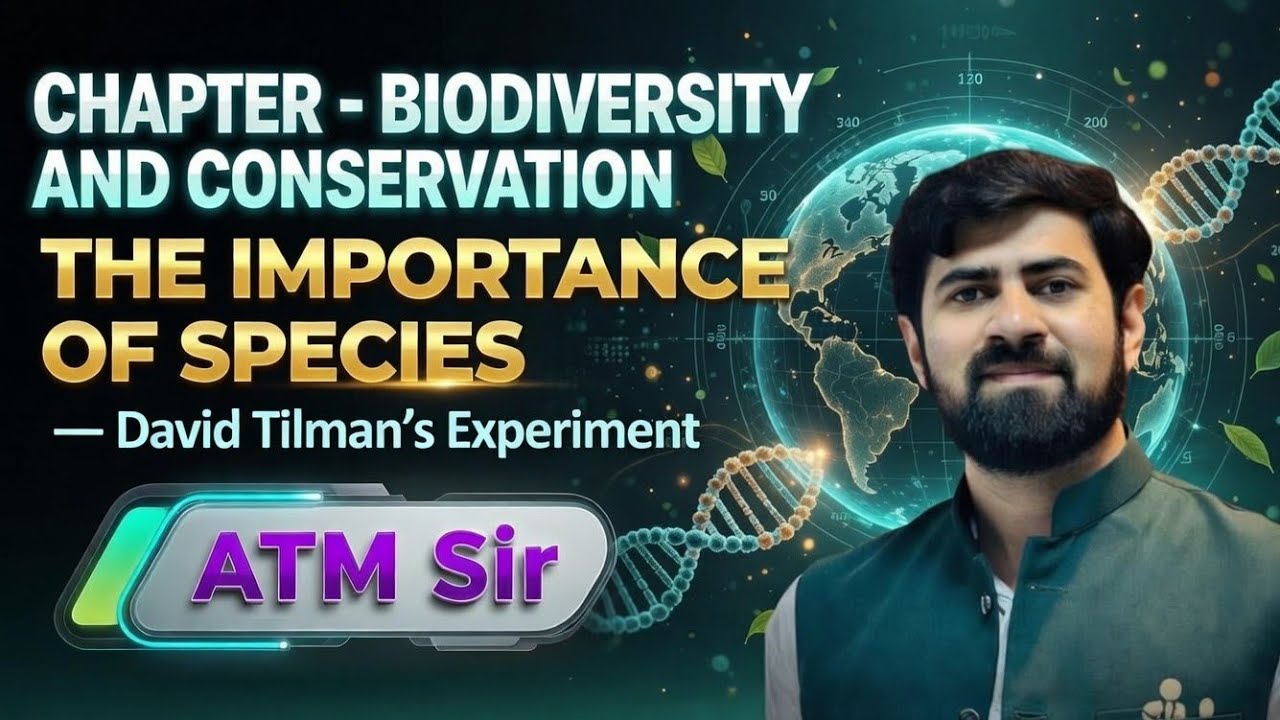 The Importance of species diversity | Biodiversity and conservation | By ATM sir