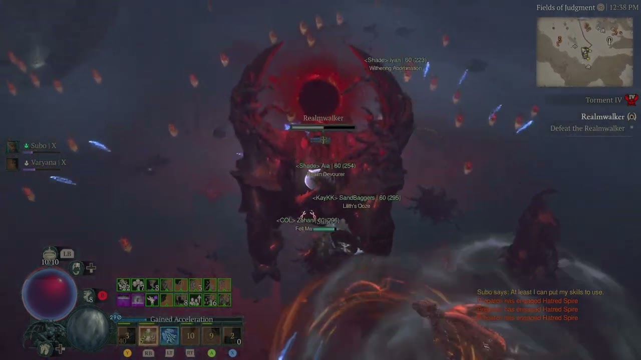 When you break the Realm walker. 30 Nov 24
