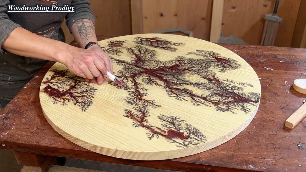 Incredible! How He Created A Magical Coffee Table From Scratch.