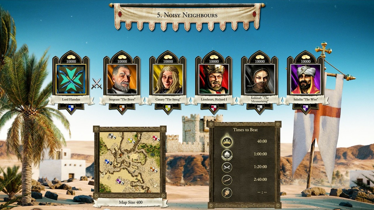 Stronghold Crusader DE - The Trail of the Cobra - #5 Noisy Neighbours