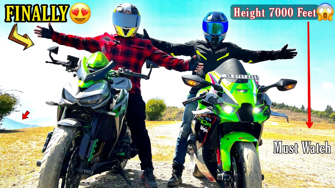 Papa Ke Sath Apni Superbike Zx10r Pe Long Ride & Taking My Z1000 To Hill Station Chakrata Chilmiri😍