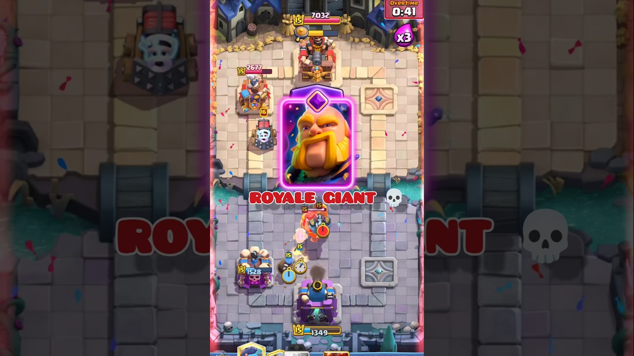 BEST ROYAL GIANT DECK #clashroyale #supercell #royalegiant #shorts