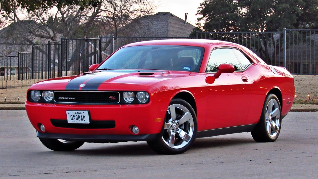 2009 Dodge Challenger RT HEMI 5.7L Automatic Low Miles 1-Owner Flame Red SRT Stripe