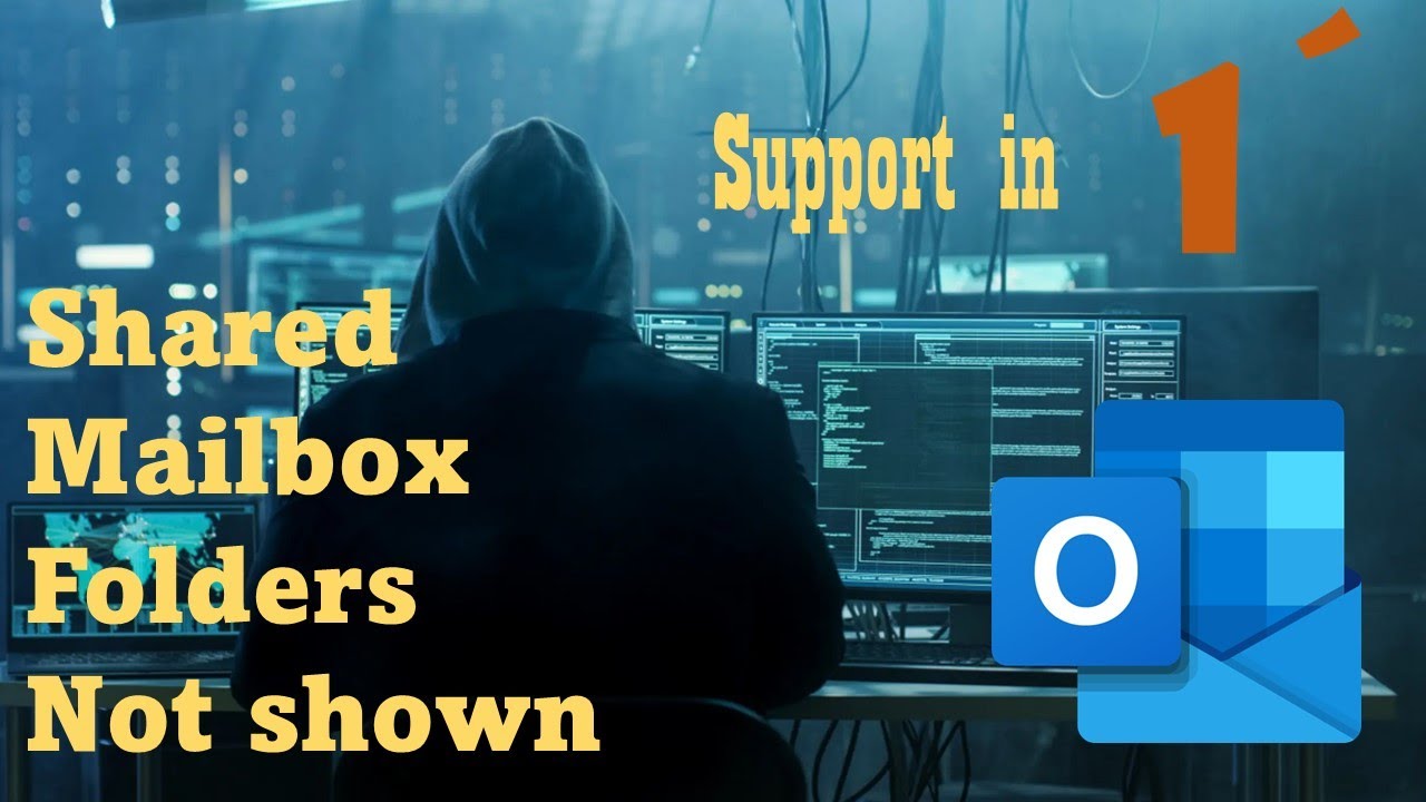 В Outlook не отображаются письма из общей почтовой ячейки.