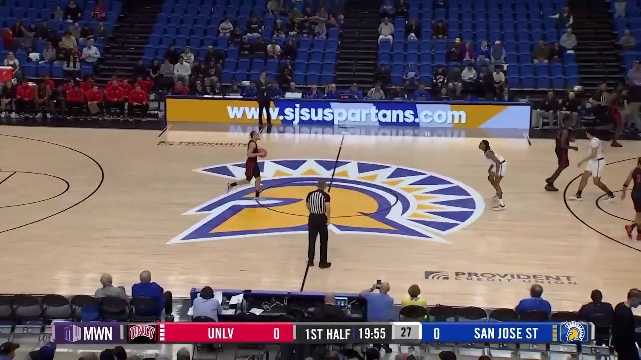 HIGHLIGHTS: UNLV at San José State Men's Basketball 1/17/2025