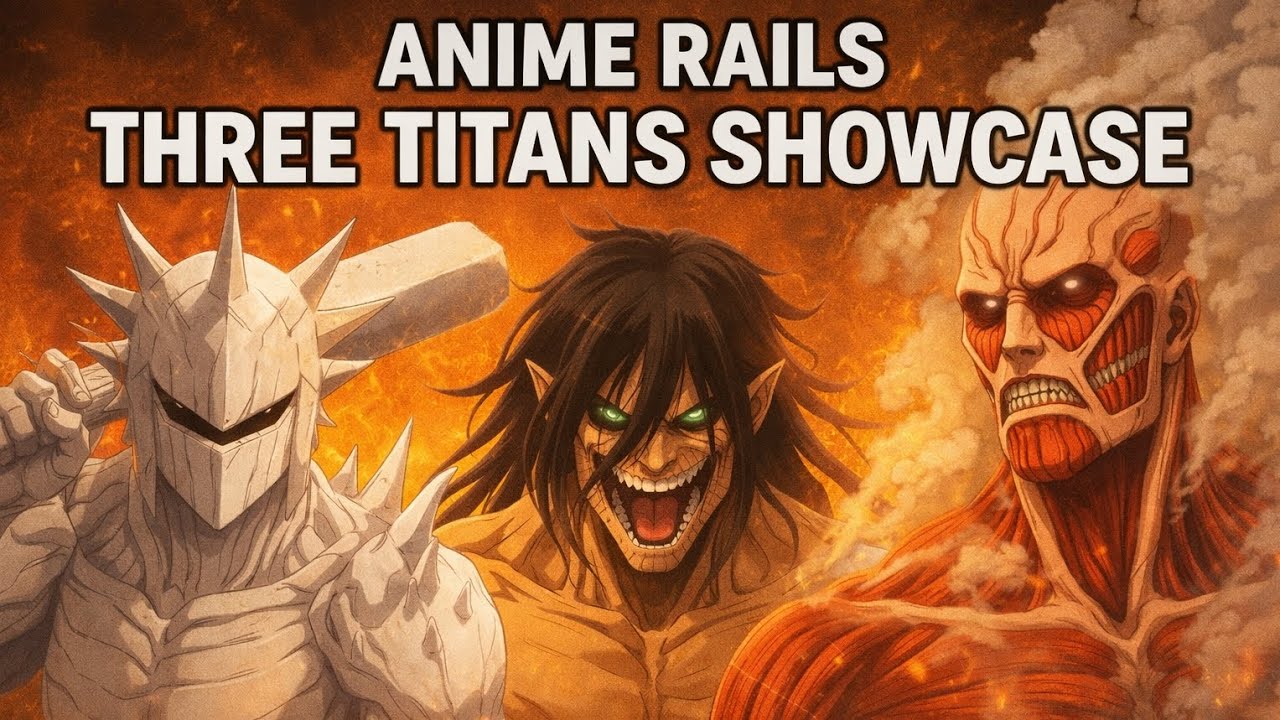 Anime Rails Three Titans Showcase