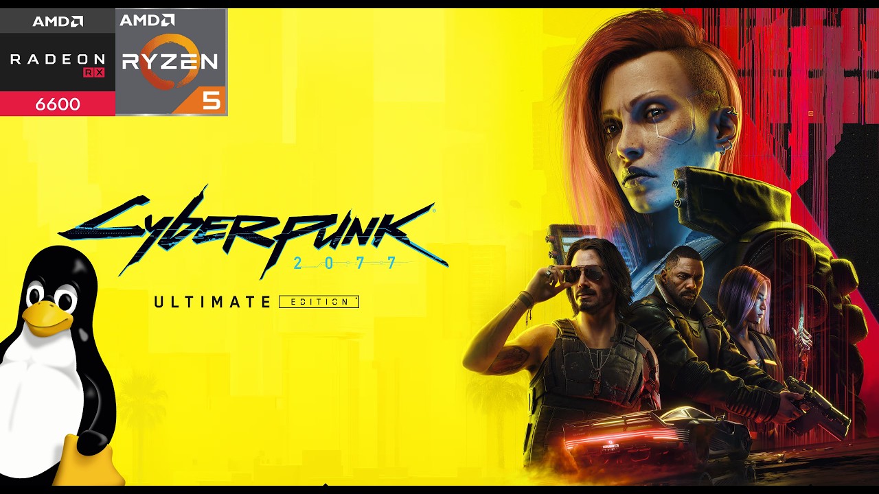 Cyberpunk 2077 - CachyOS Benchmark Medium Settings 1080p