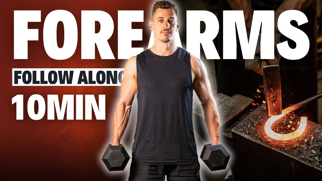 10 Min HUGE FOREARM DUMBBELL WORKOUT | Follow Along