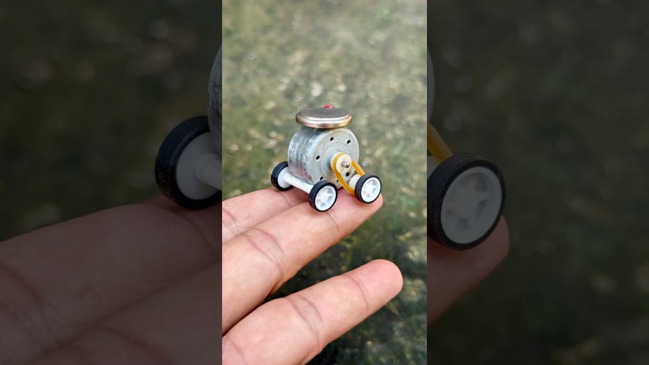 diy mini car bertenaga | easy toys #diy #toys #creative #tutorial