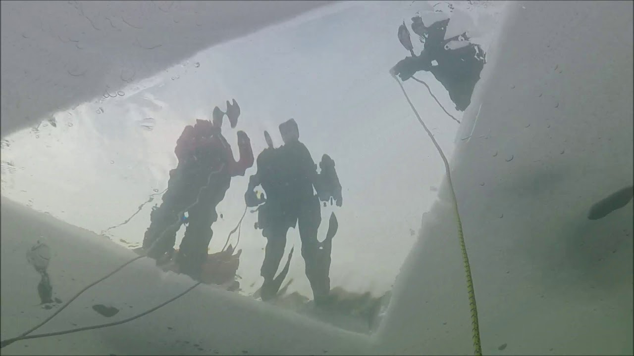 Szkolenie podlodowe, luty 2019 r., jez. Ukiel