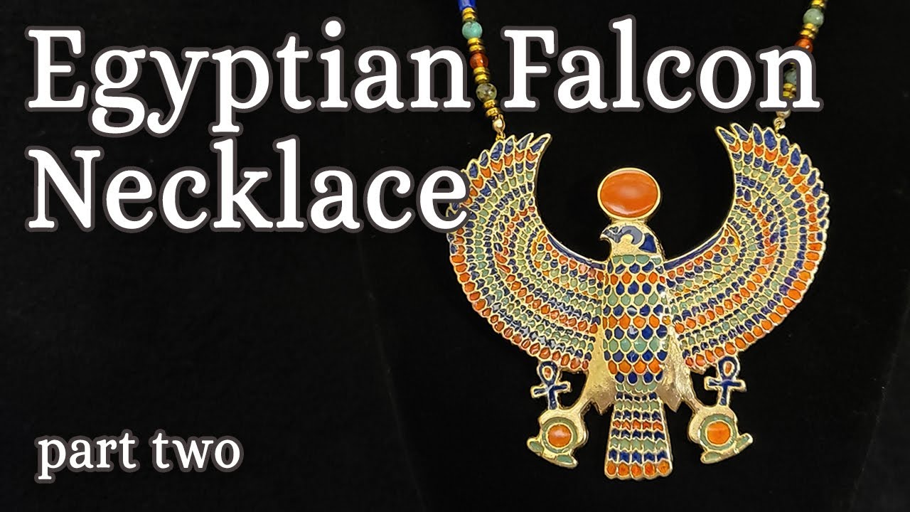 Egyptian Falcon Necklace - part 2