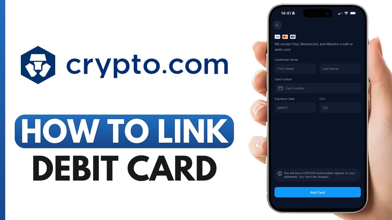How To Link A Debit Card To Crypto.com - Step by Step