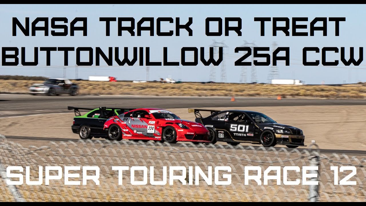 OnBoard w/ #224 350z NASA ST4 10/17/21 Buttonwillow 25A CCW Race Win