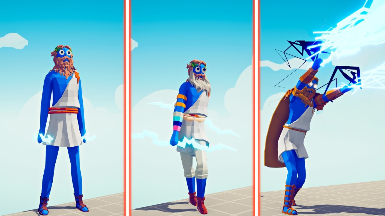 EVOLUTION OF ULTRA ZEUS - Totally Accurate Battle Simulator | TABS