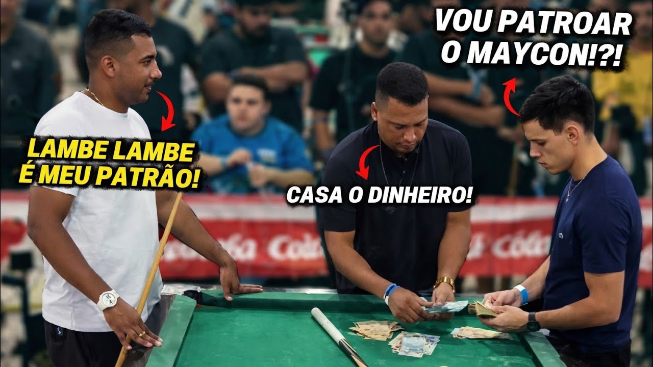 REVANCHE! MAYCON E NEGO WALISSON LAMBE LAMBE COLOCOU O DINHEIRO😱
