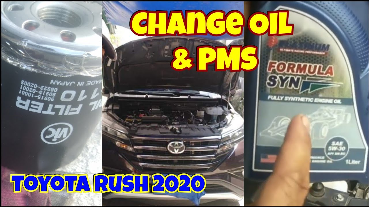 CHANGE OIL & PMS TOYOTA RUSH 2020 | DIY GUIDE | Julz Garage Ph | Vlog 23