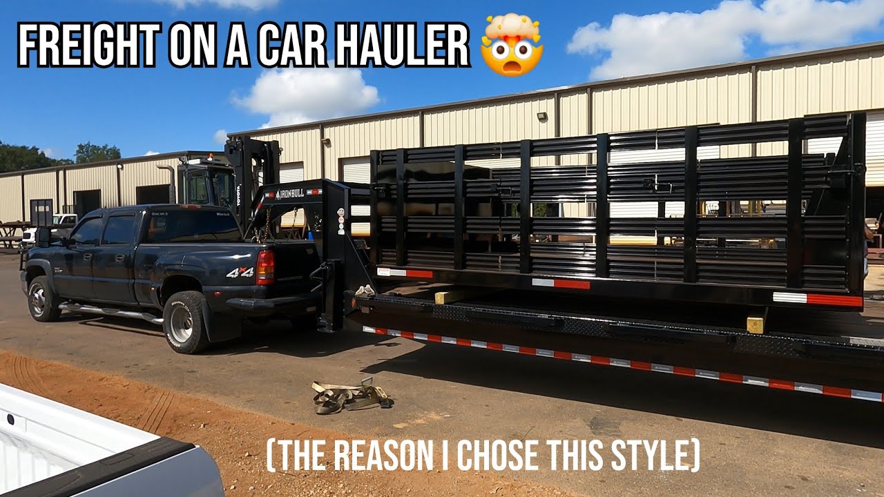 The new trailer will pay for itself with loads like this 😎