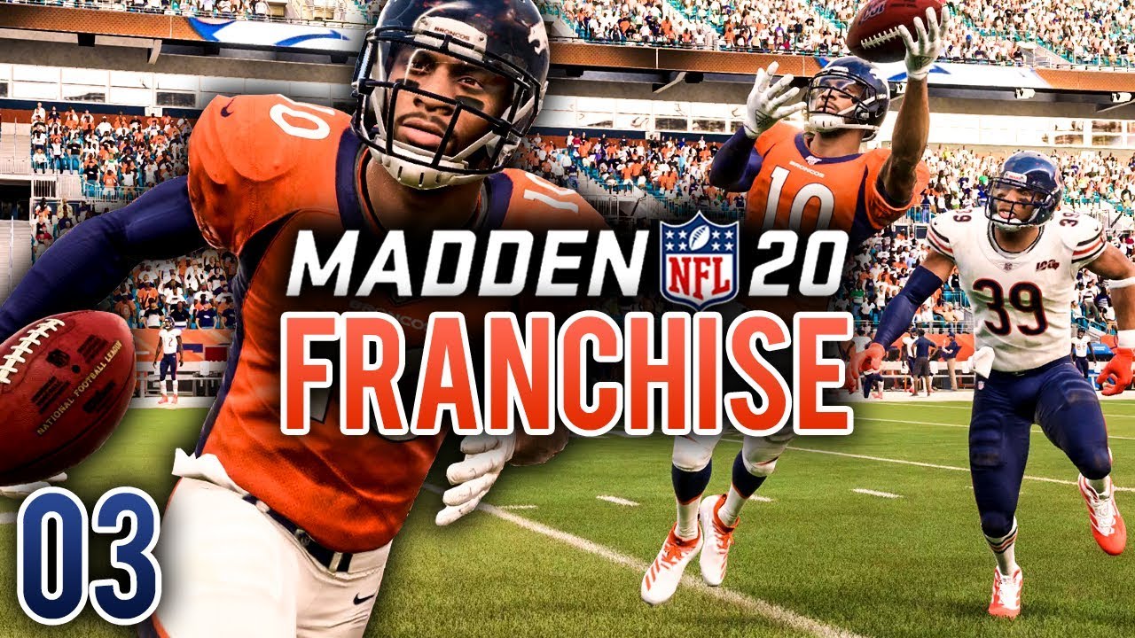 Madden 20 Franchise (Year 1) Ep.3 - Week 2 Home Opener vs Bears