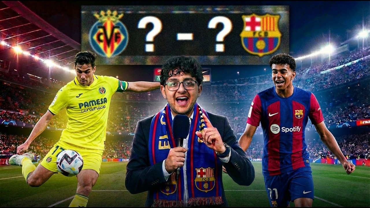 BARCELONA VS VILLARREAL LALIGA || LIVE WATCHALONG!!