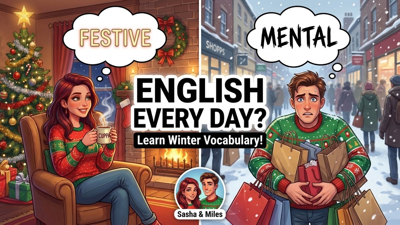 Learn English Winter Vocabulary: Cozy vs. 