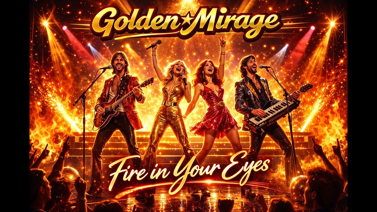 Golden Mirage – Fire in Your Eyes | 70s Disco Pop Hit