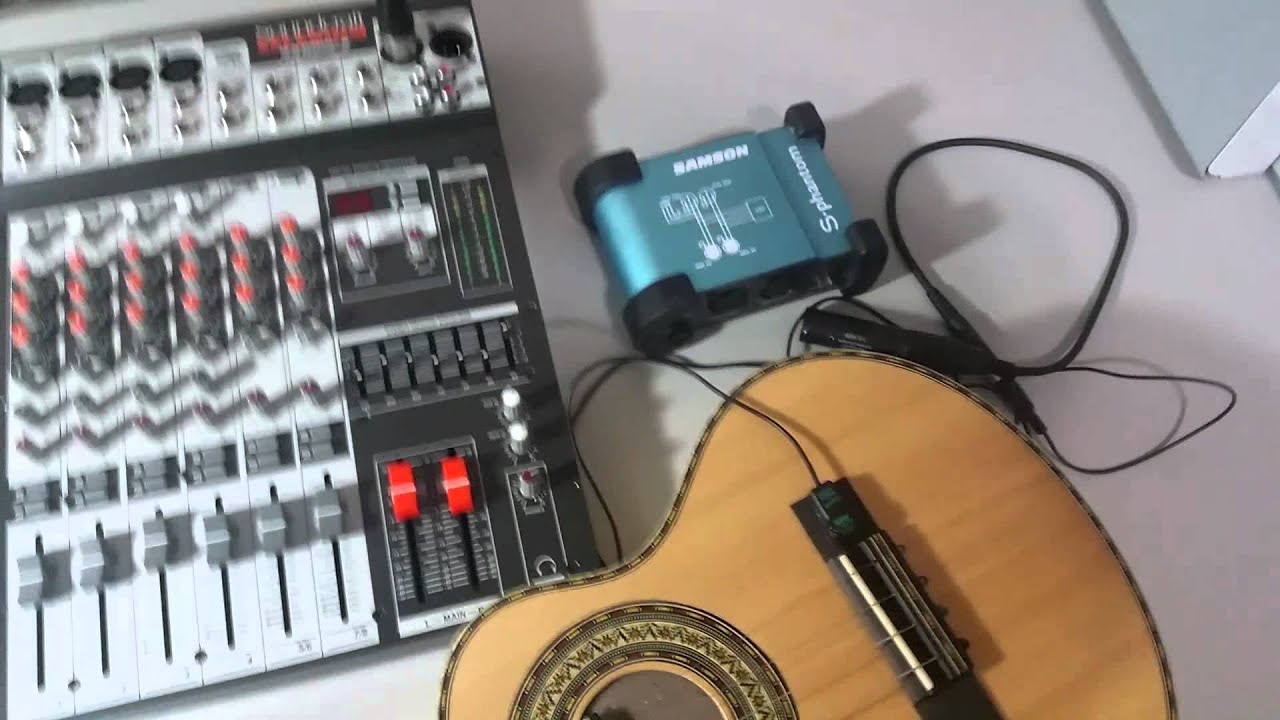 Opções para ligar o AKG C411L ou AKG C411PP no cavaco.