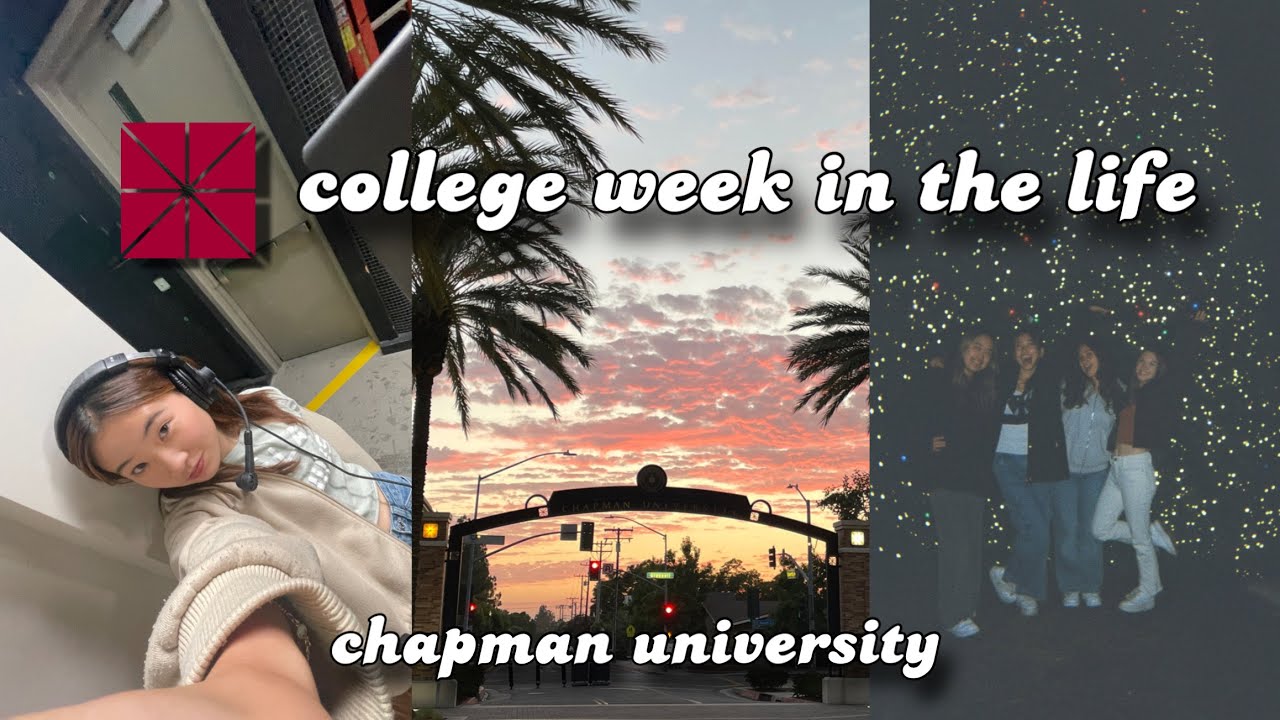 week in the life at college + film school!! | chapman university