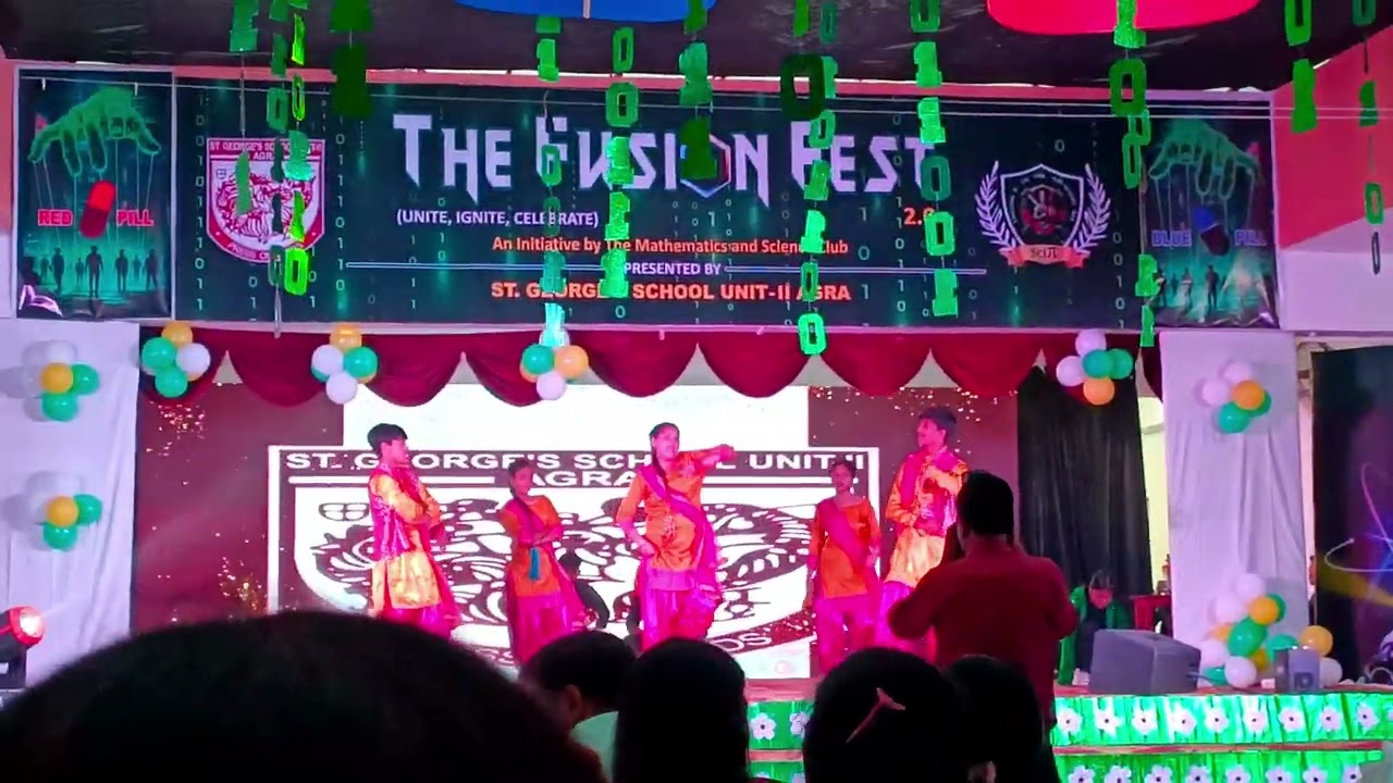 Fusion Fest 2.O 2025 #stgeorgesschoolunit2 #agra #fusion #fest #viral #welcomedance