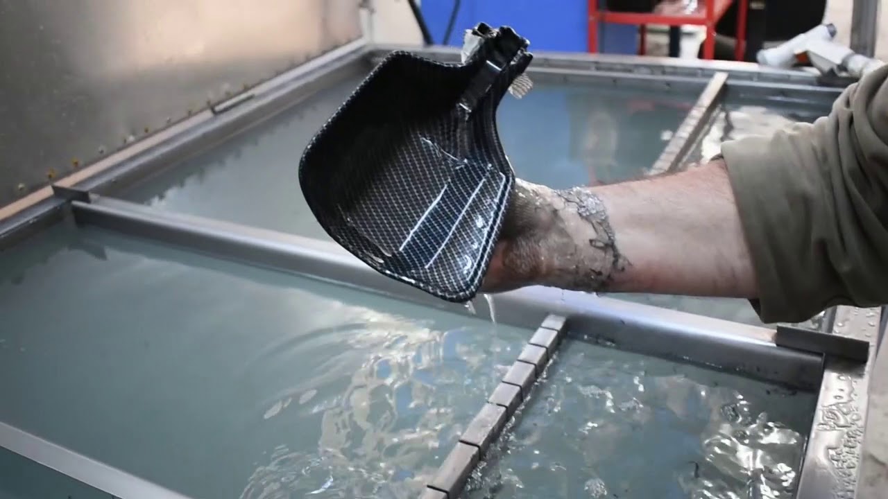 Honda Transalp, πλαστικά μέρη carbon με υδροβαφή / Hydromagic - Υδατοβαφές