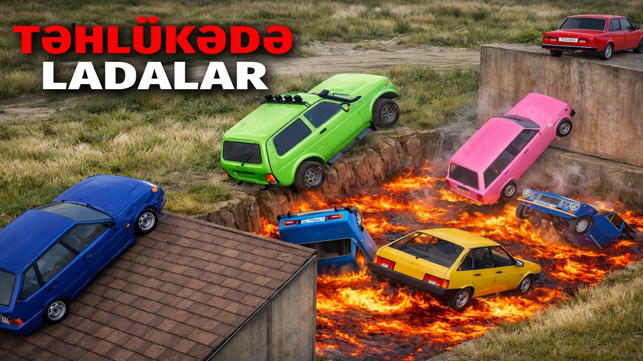 Lavalı Yollar  -  Lada Niva, Priora, Granta - Vaz 2107, 06 ,04 ,01 | BeamNG.Drive
